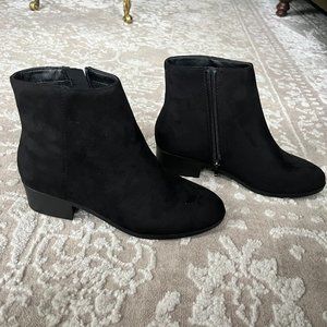 Y Not Black Heeled Ankle Boots